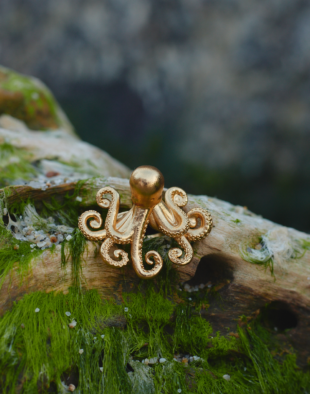 Pulpo de Oro Statement Ring