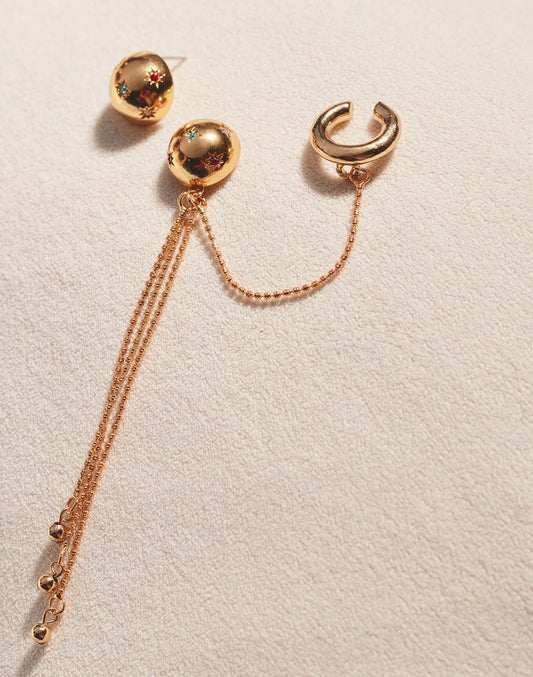 Carnaval Studs with Crawler