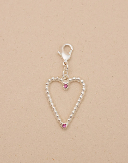 Mini Charm Twisted Heart by Entrelazos