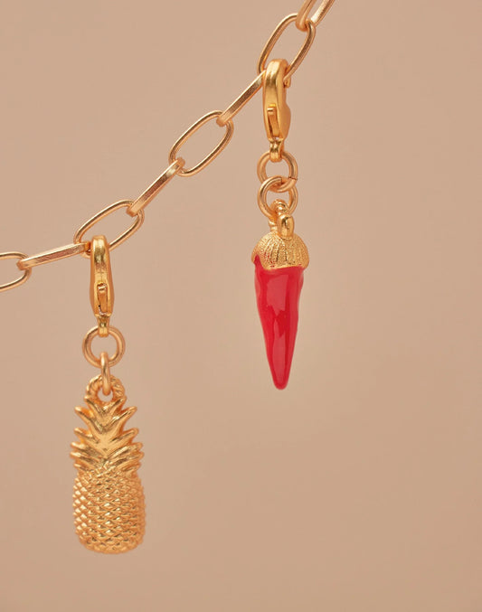 Mini Charm Pineapple by Entrelazos