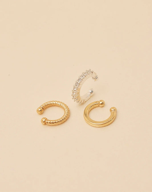 Mini Earcuffs Set of 3 by Entrelazos
