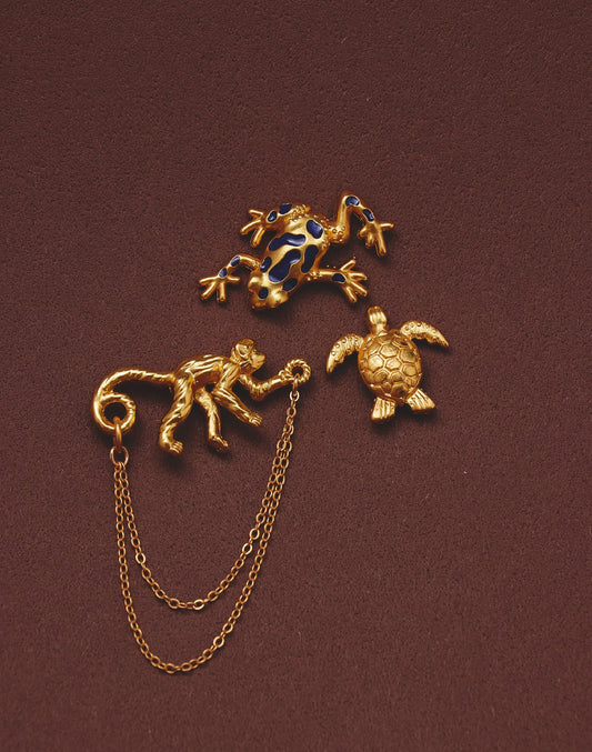 Entrelazos Chocó Pin Set – Selva Icons Trio