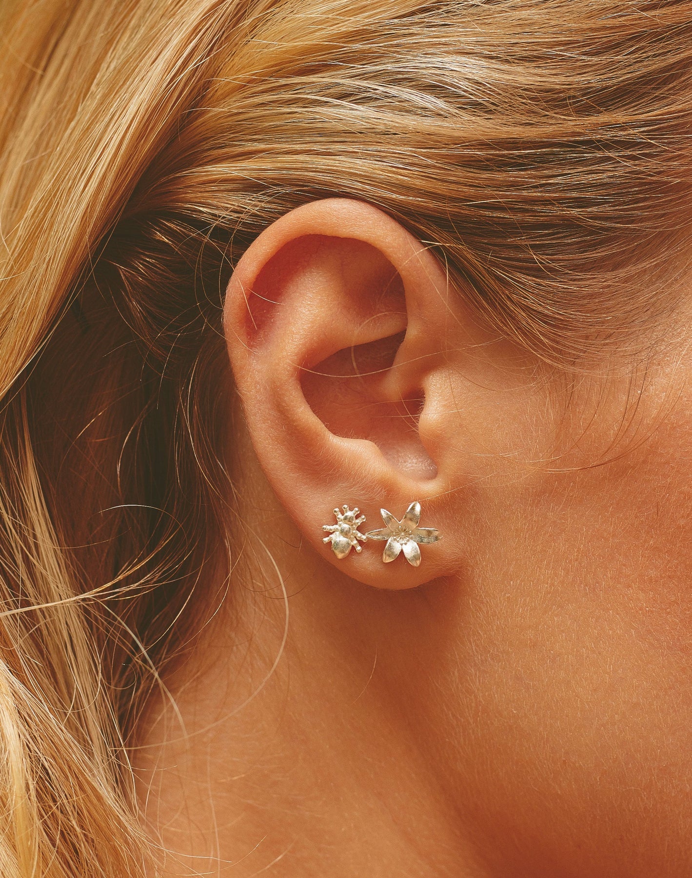 Entrelazos Botánico Stud Set - 5 Pair Nature Collection
