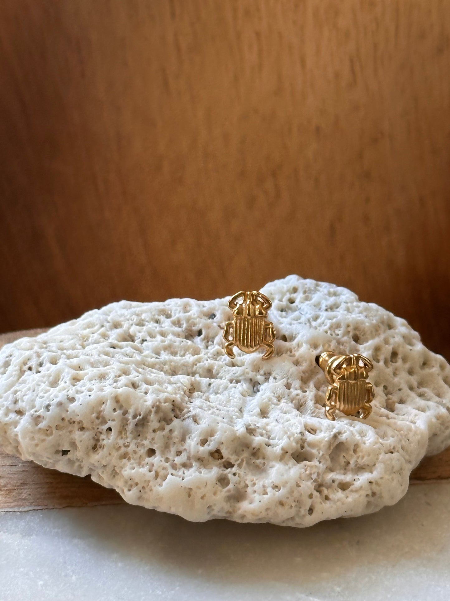 Escarabajo del Cauca Stud Earrings