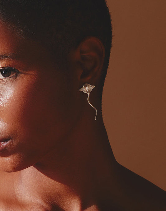 Raya de Plata Earrings