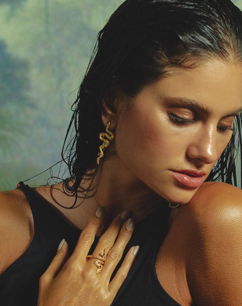 Serpiente de la Selva Earrings