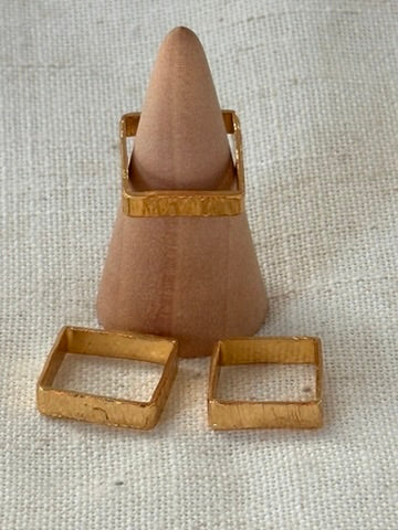 Handcrafted Square Band Ring
