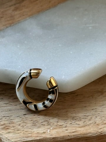 Zebra Ear Cuff