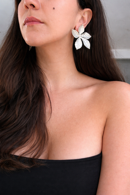 Aretes Flor Tropical