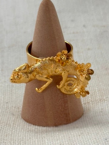 Camaleón Selva Statement Ring