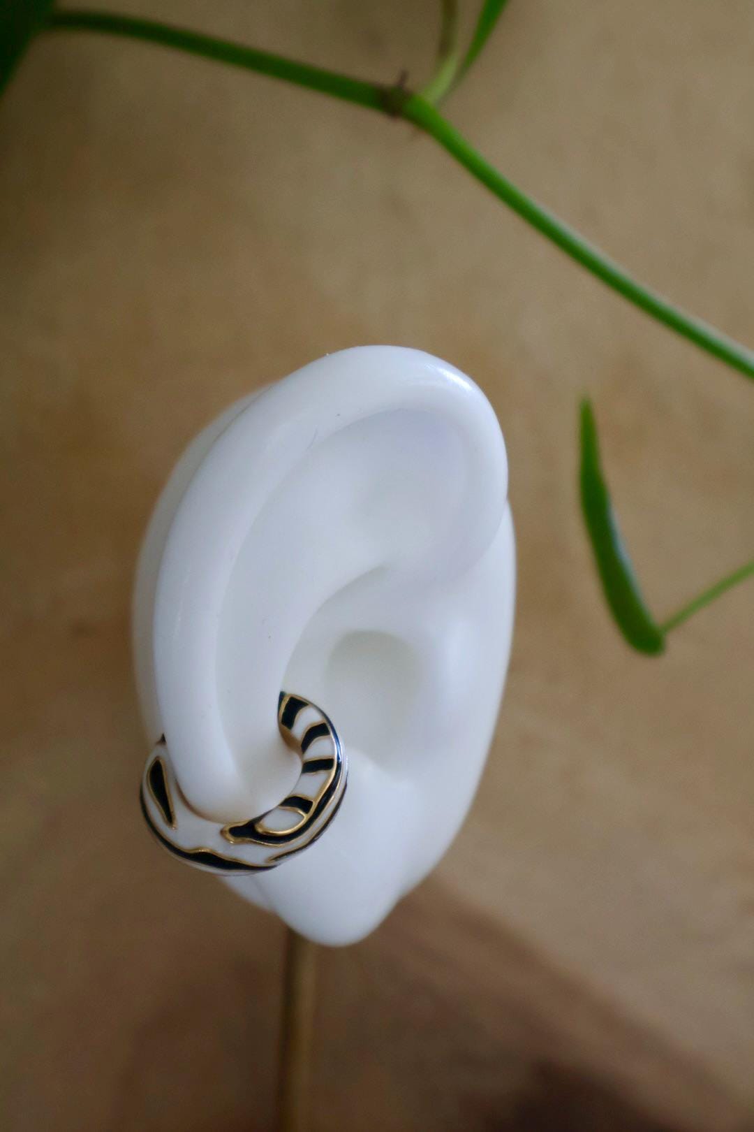 Zebra Ear Cuff
