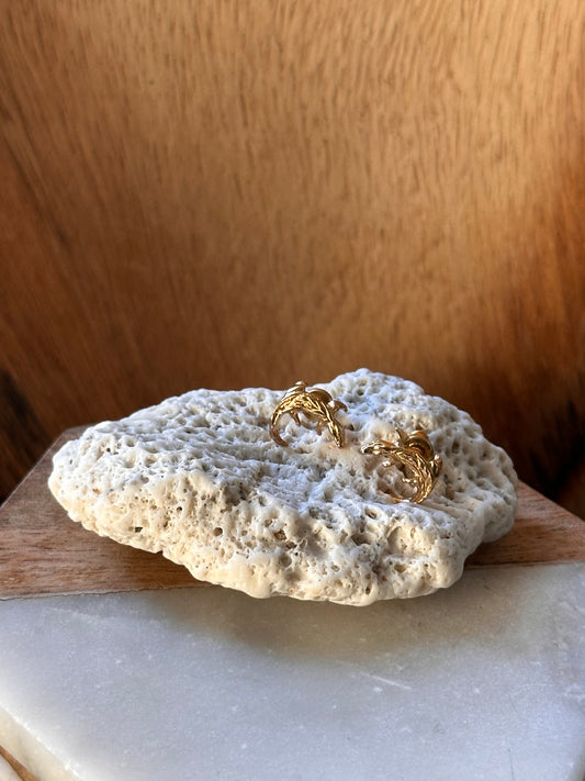 Caimán del Orinoco Stud Earrings