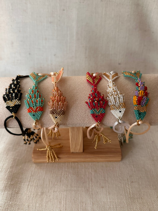 Miyuki Beaded Fish Bracelet