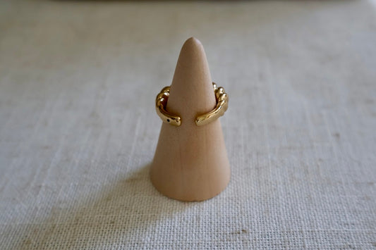 Gold Bubble Ring