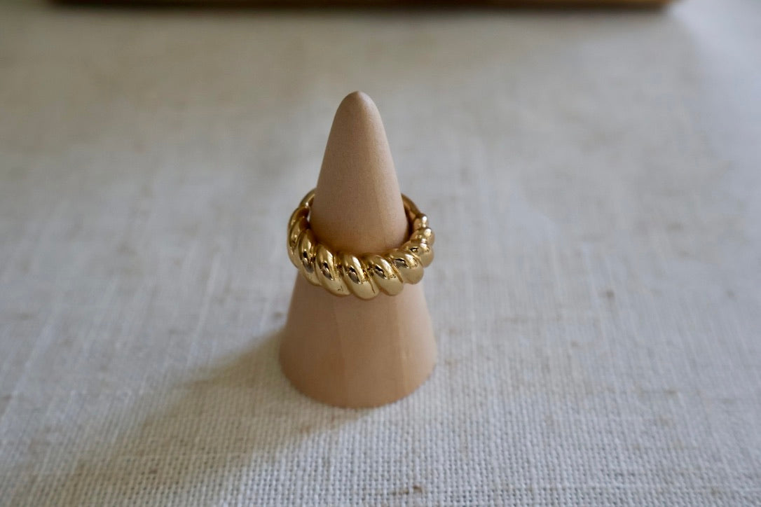 Gold Bubble Ring
