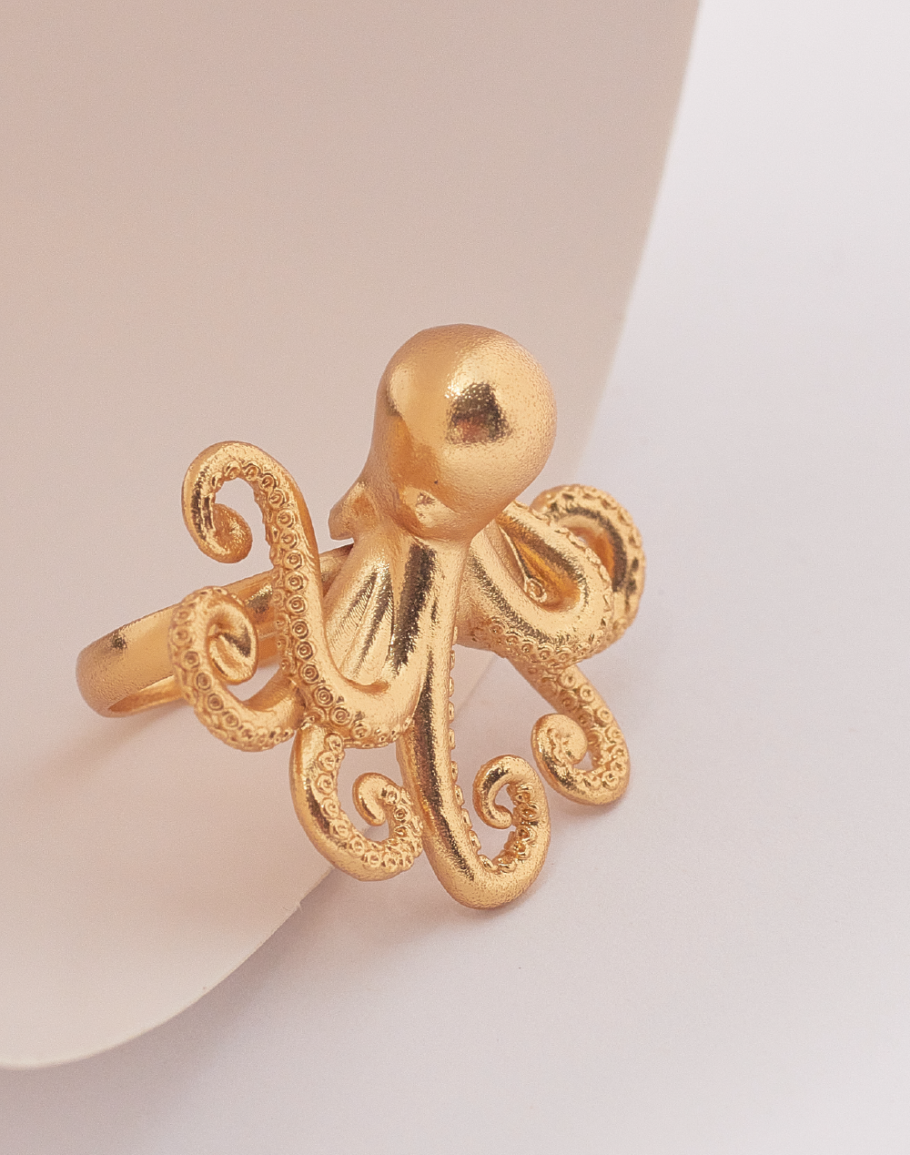 Pulpo de Oro Statement Ring