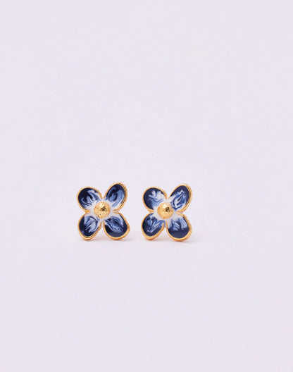 Fiore Studs by Entrelazos - Red, Green or Blue