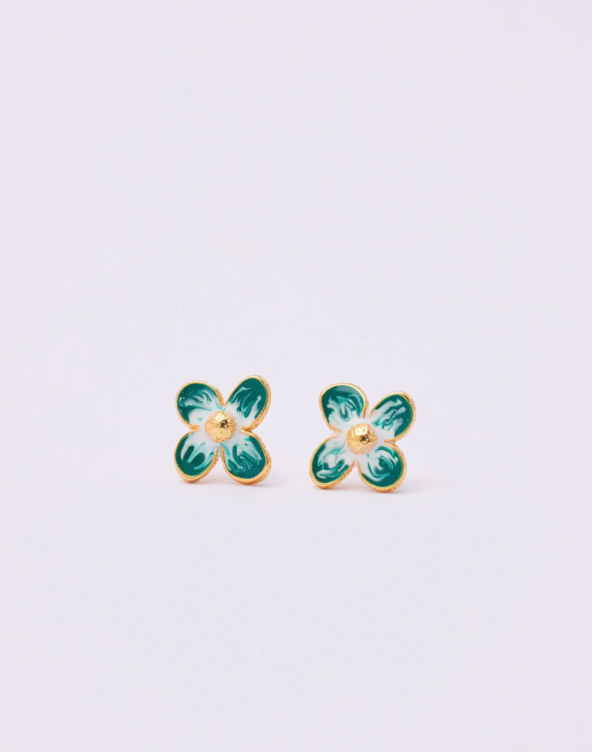 Fiore Studs by Entrelazos - Red, Green or Blue