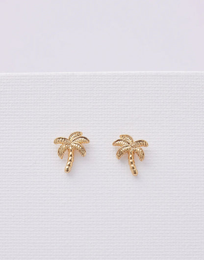Palmera Studs by Entrelazos