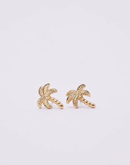 Palmera Studs by Entrelazos