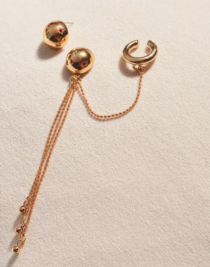 Carnaval Studs with Crawler