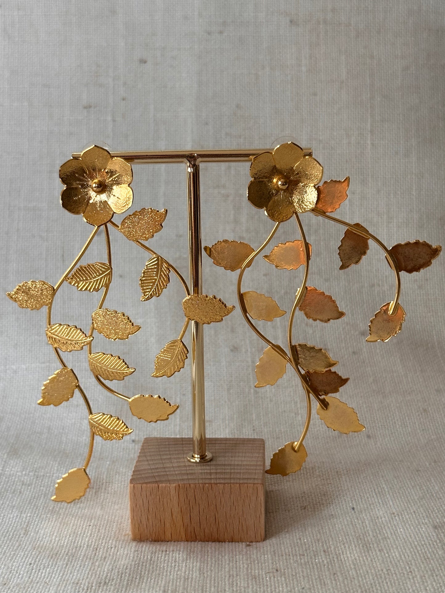 Aretes Rama Dorada