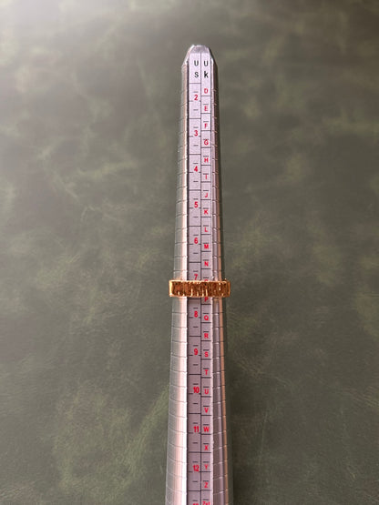 Handcrafted Square Band Ring