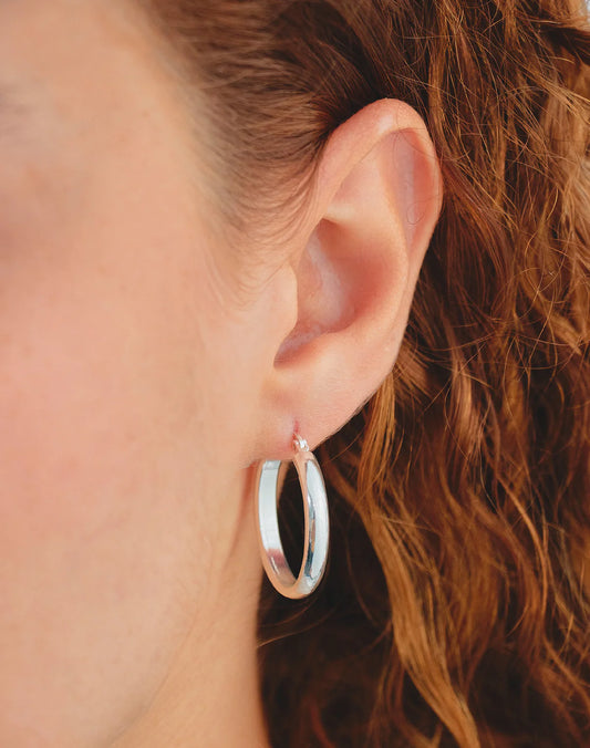 Flat Hoops by Entrelazos