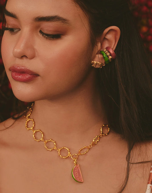 Fruta Fresca - Watermelon Charm Necklace