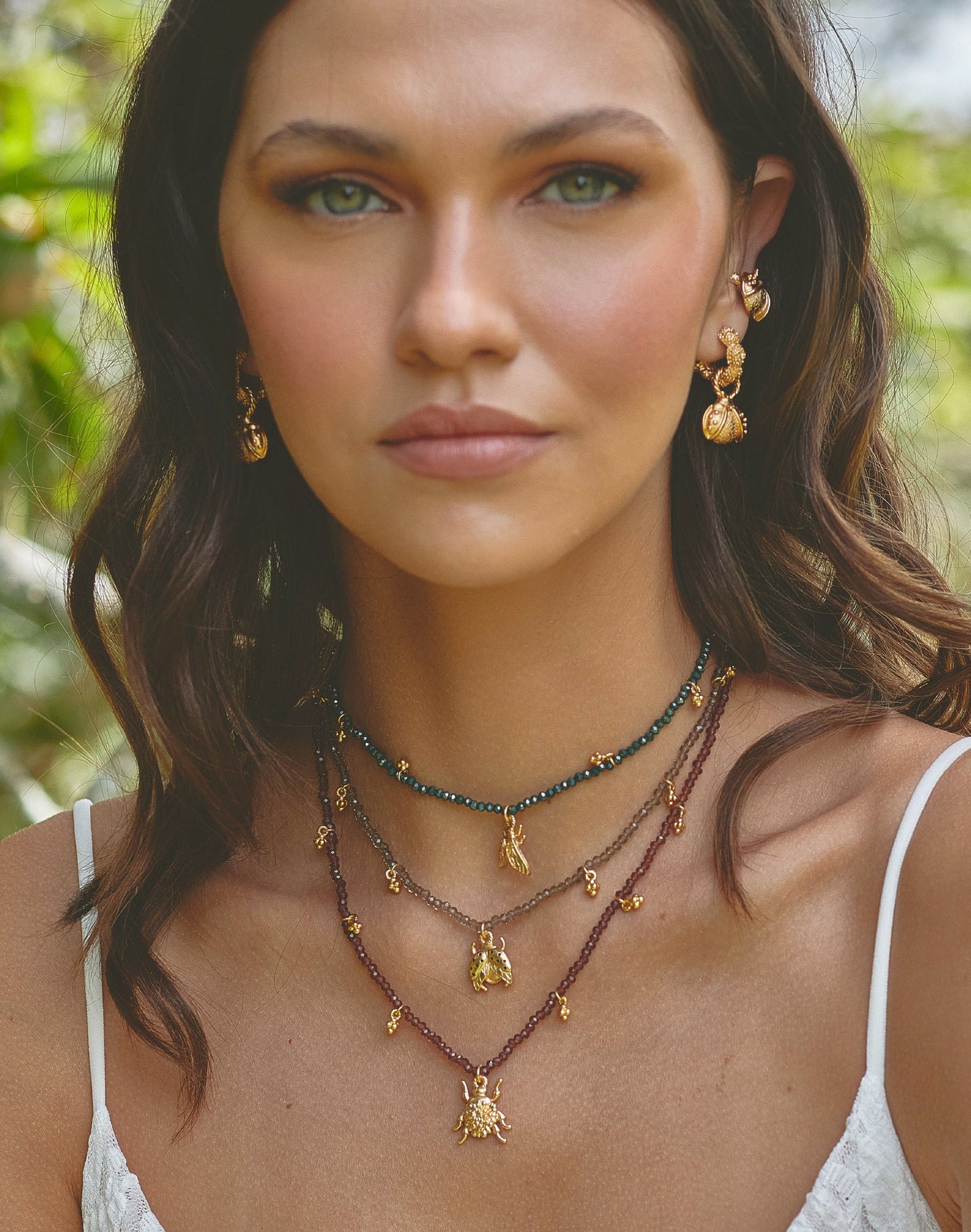 Entrelazos Mariquita Necklace – Lucky Ladybug Charm