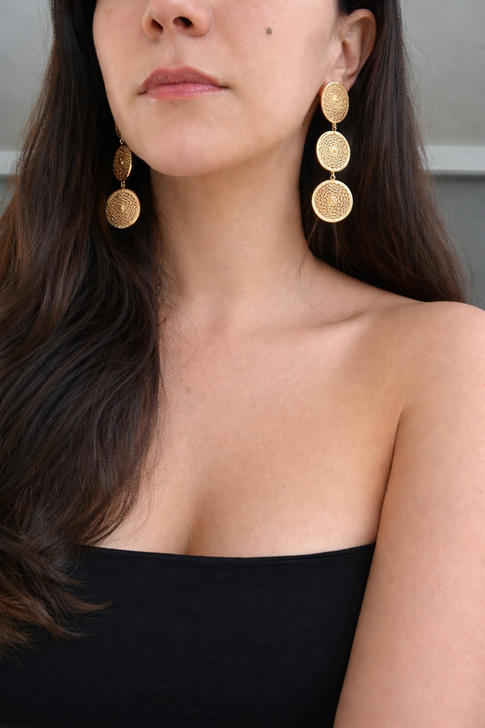 Aros Río de Oro - Filigrana Momposina