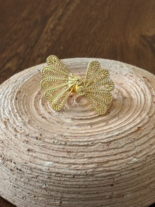 Ala Filigrana Statement Ring | Colombian Filigree Wing Ring