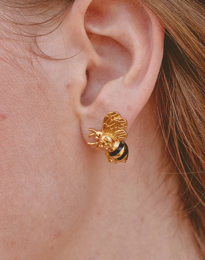 Abeja Reina del Retiro Earrings