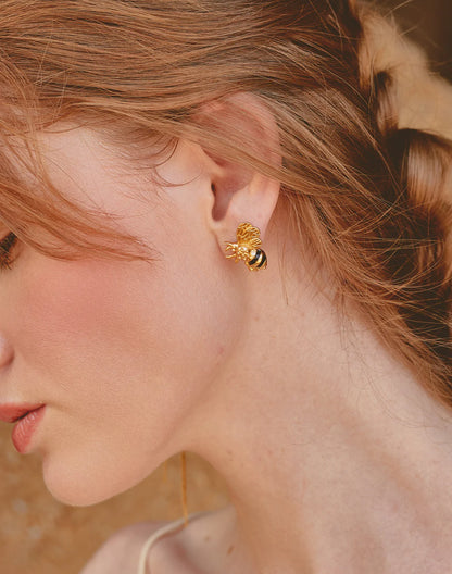 Abeja Reina del Retiro Earrings