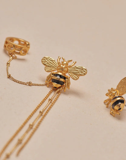 Abeja Reina del Retiro Earrings