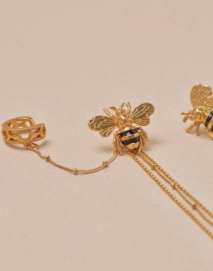 Abeja Reina del Retiro Earrings