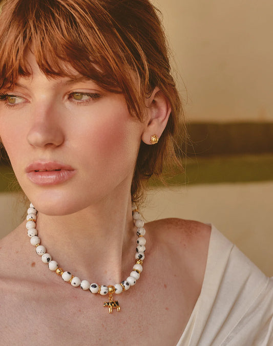 Vaquita del Valle Necklace and Studs Set