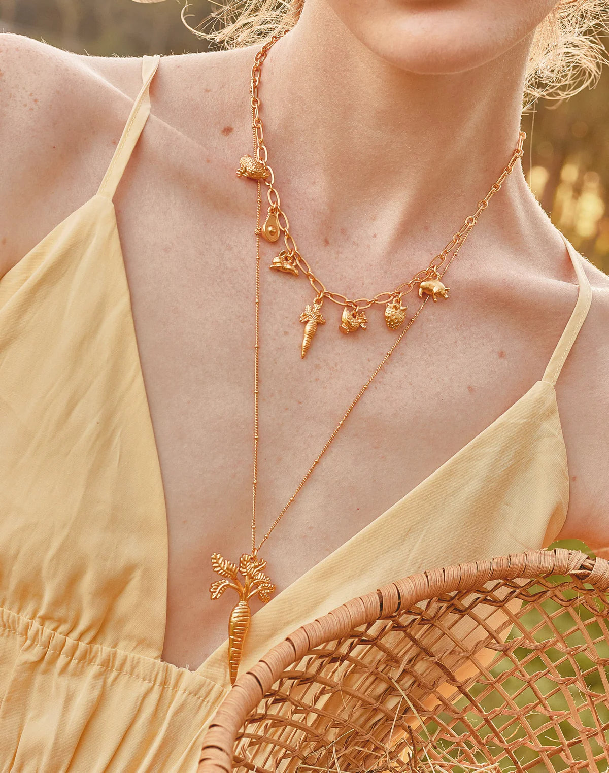 Pradera Set of 2 Necklaces and Studs