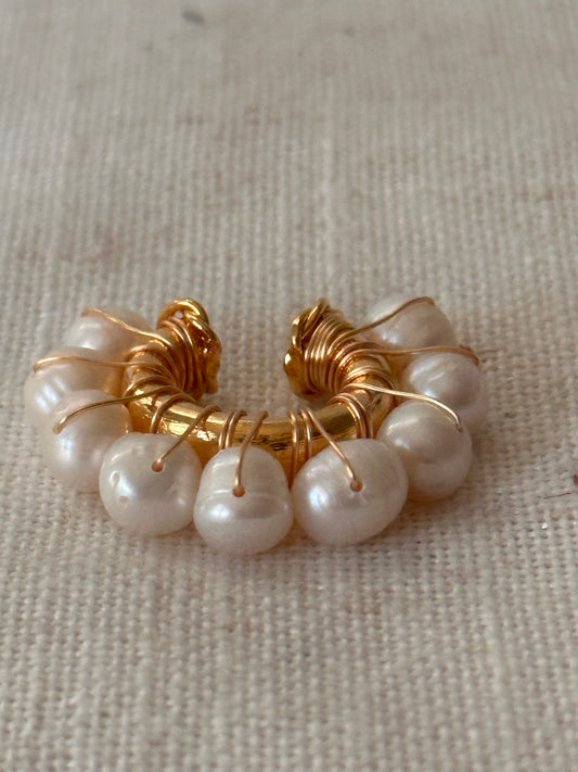 Freshwater Pearl Ear Cuff (No Piercing Needed)