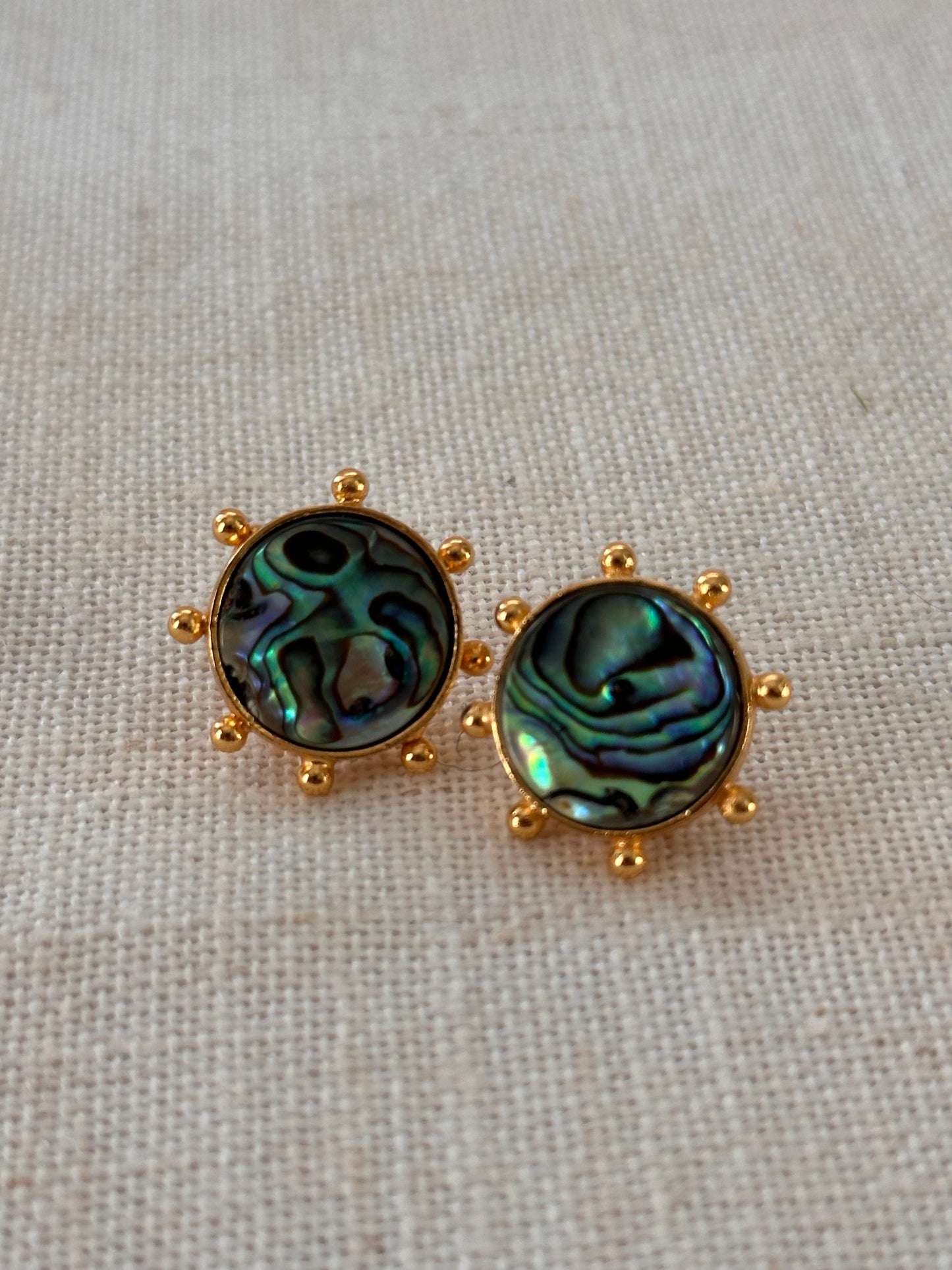 Abalone Shell Stud Earrings