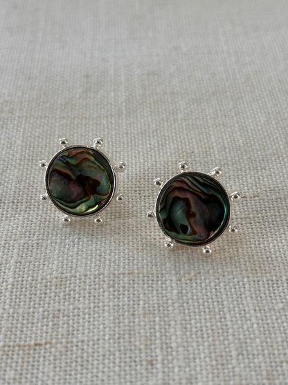 Abalone Shell Stud Earrings