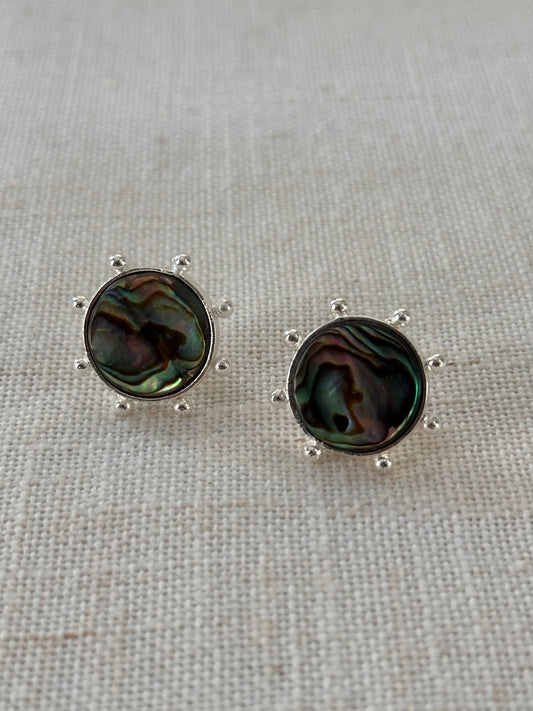 Abalone Shell Stud Earrings