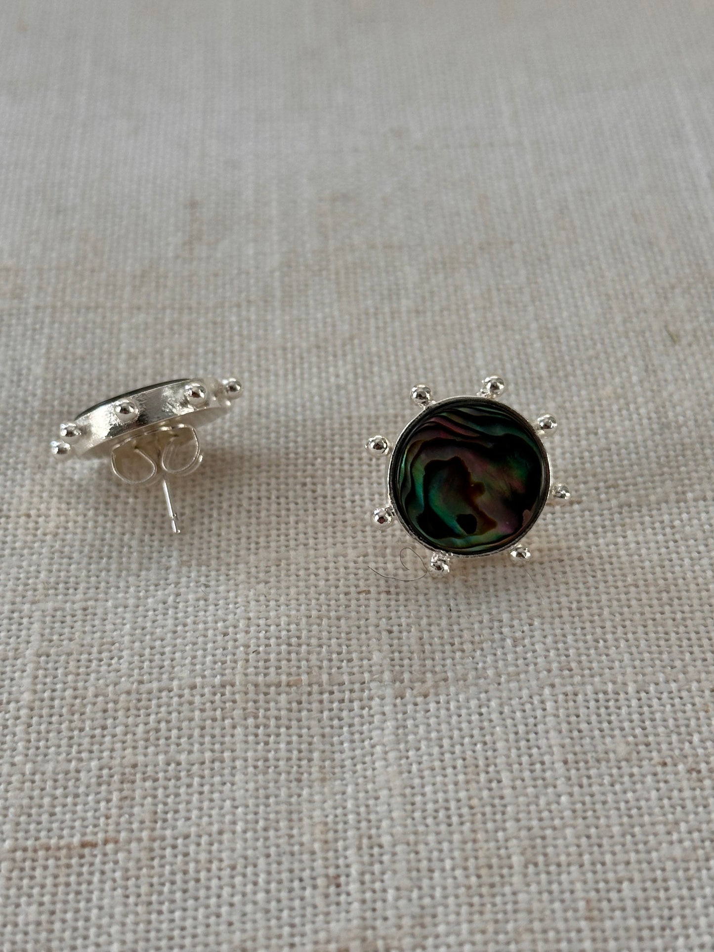 Abalone Shell Stud Earrings