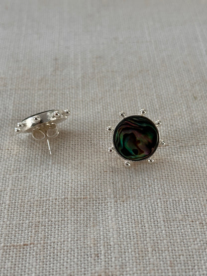 Abalone Shell Stud Earrings
