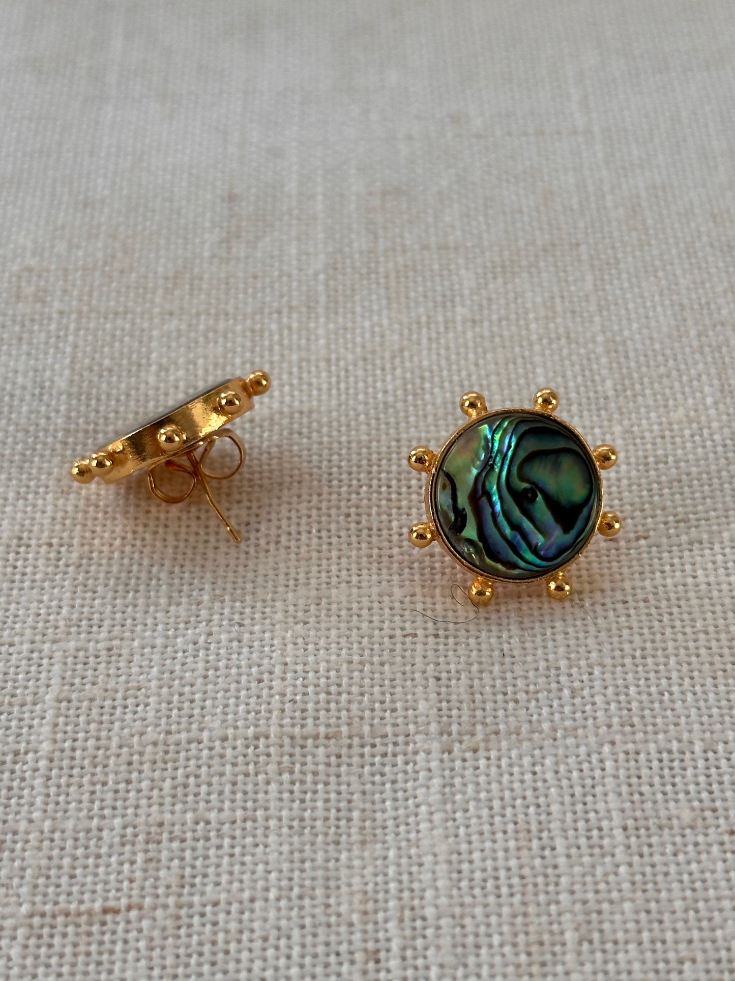 Abalone Shell Stud Earrings
