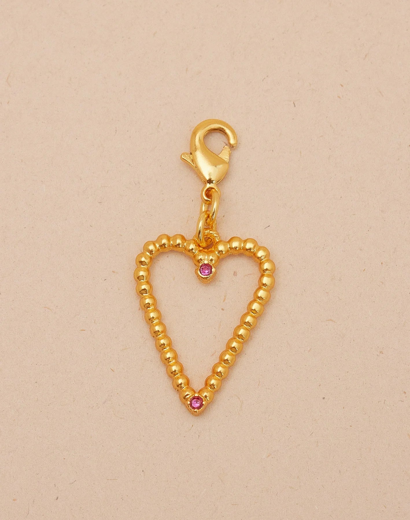 Mini Charm Twisted Heart by Entrelazos