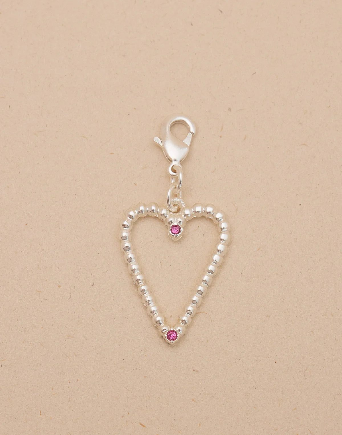 Mini Charm Twisted Heart by Entrelazos