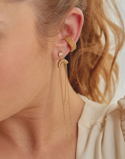 Malta Drop Earrings by Entrelazos
