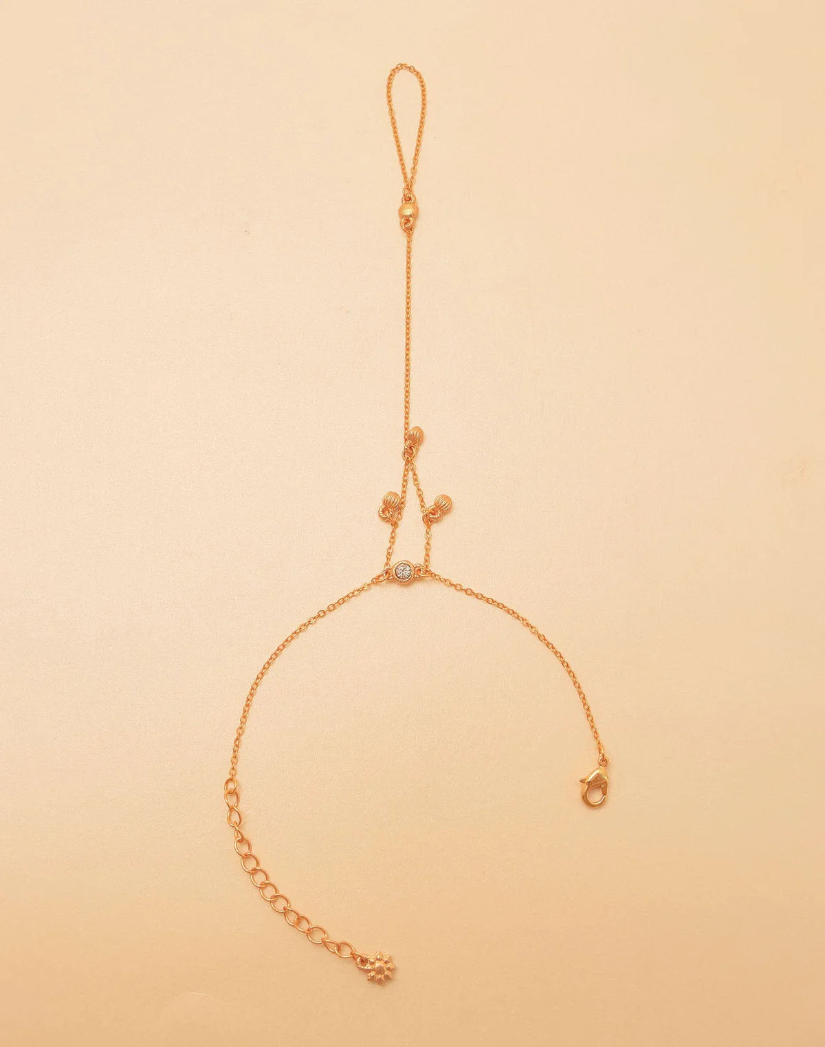 Pulsera Abundancia - Gold Hand Chain by Entrelazos