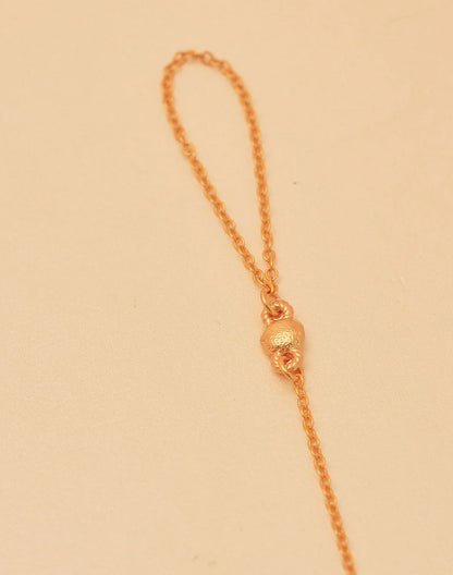 Pulsera Abundancia - Gold Hand Chain by Entrelazos